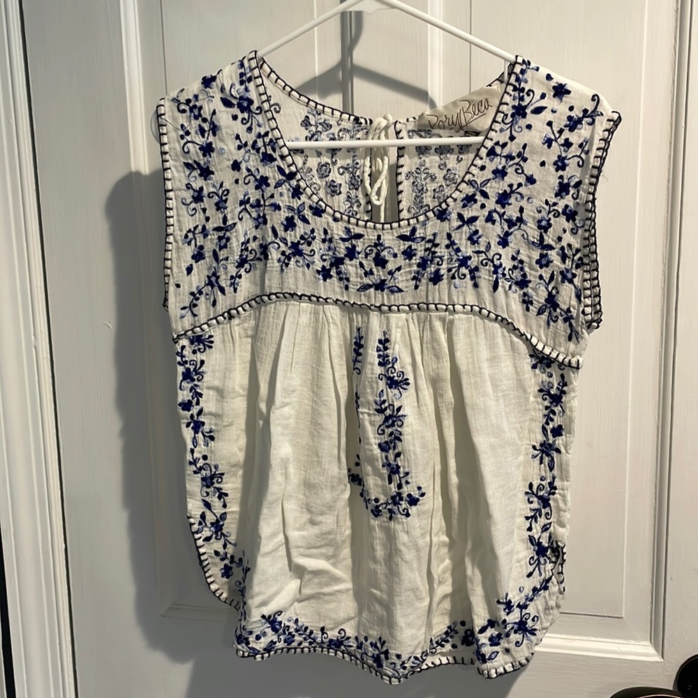 Rory Becca embroidered top
